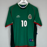2001/02 MEXICO C.BLANCO #10 HOME SHIRT (M) ATLETICA