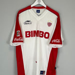 Shop 2001/02 NECAXA AWAY SHIRT (XL) ATLETICA, classic football shirts, vintage football shirts & retro soccer jerseys at Cult Kits