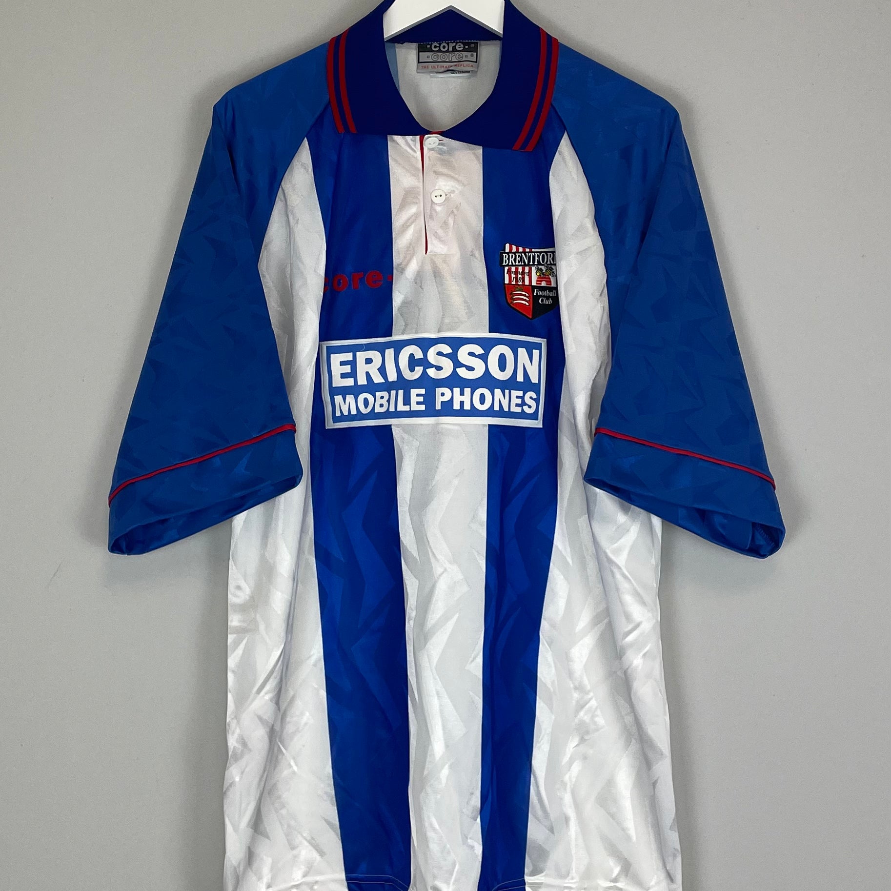 Shop 1995/96 BRENTFORD *MINT* AWAY SHIRT (XXL) CORE, classic football shirts, vintage football shirts & retro soccer jerseys at Cult Kits