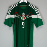 2014 MEXICO R.JIMENEZ #9 HOME SHIRT (M) ADIDAS