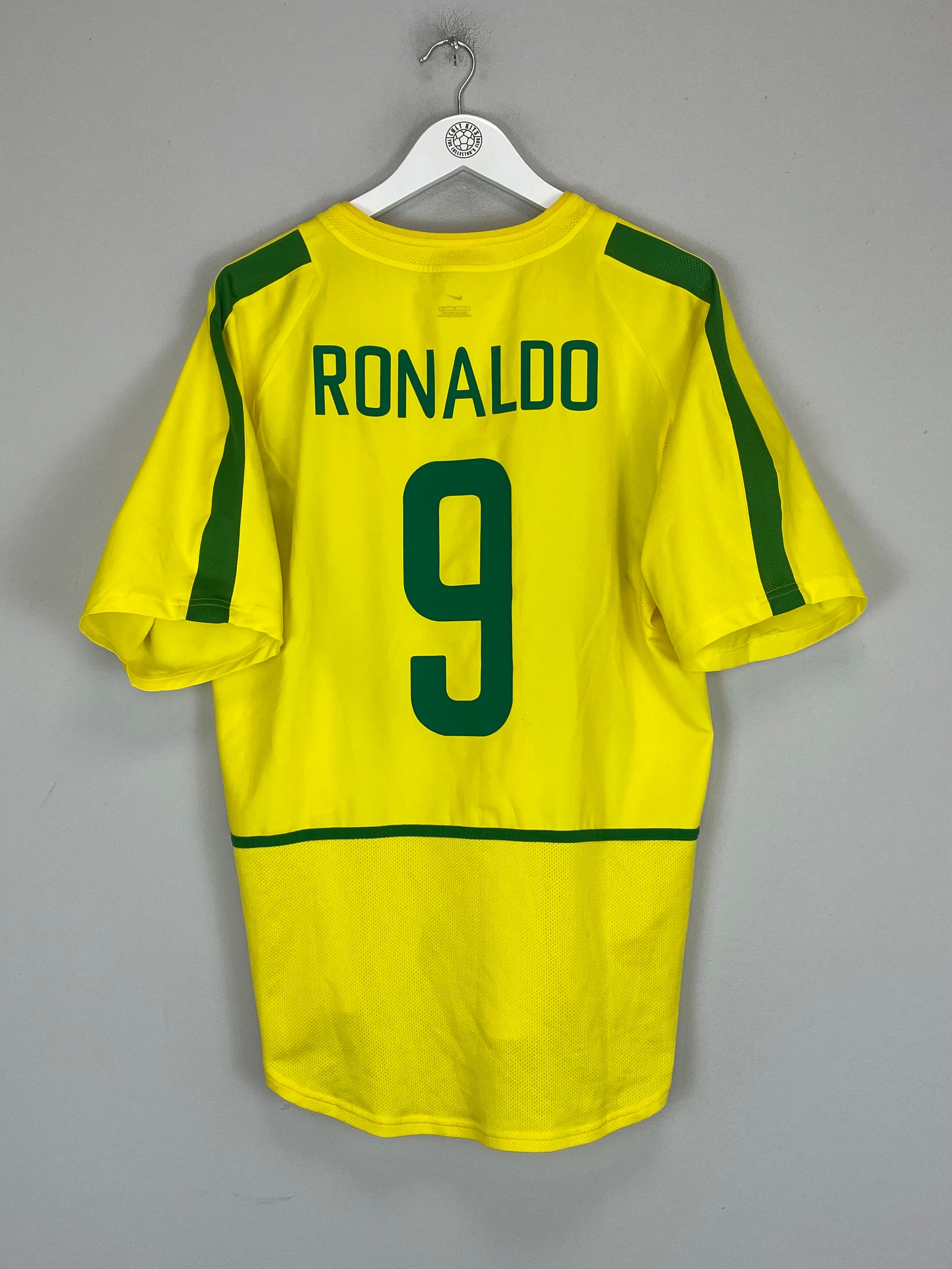 2002 R9 Jersey 2002/04 BRAZIL RONALDO #9 HOME SHIRT (L) NIKE – Cult Kits