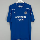 2010/11 NEWCASTLE CARROLL #9 *MATCH ISSUED + SIGNED* AWAY SHIRT (XL) PUMA