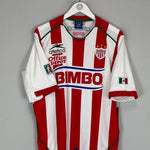 Shop 2004/05 NECAXA HOME SHIRT (M) ATLETICA, classic football shirts, vintage football shirts & retro soccer jerseys at Cult Kits