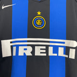 Shop 2004/05 INTER MILAN ADRIANO #10 HOME SHIRT (L) NIKE, classic football shirts, vintage football shirts & retro soccer jerseys at Cult Kits