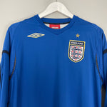 Shop 2006/08 ENGLAND GK SHIRT (L) UMBRO, classic football shirts, vintage football shirts & retro soccer jerseys at Cult Kits