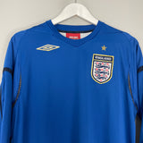 Shop 2006/08 ENGLAND GK SHIRT (L) UMBRO, classic football shirts, vintage football shirts & retro soccer jerseys at Cult Kits