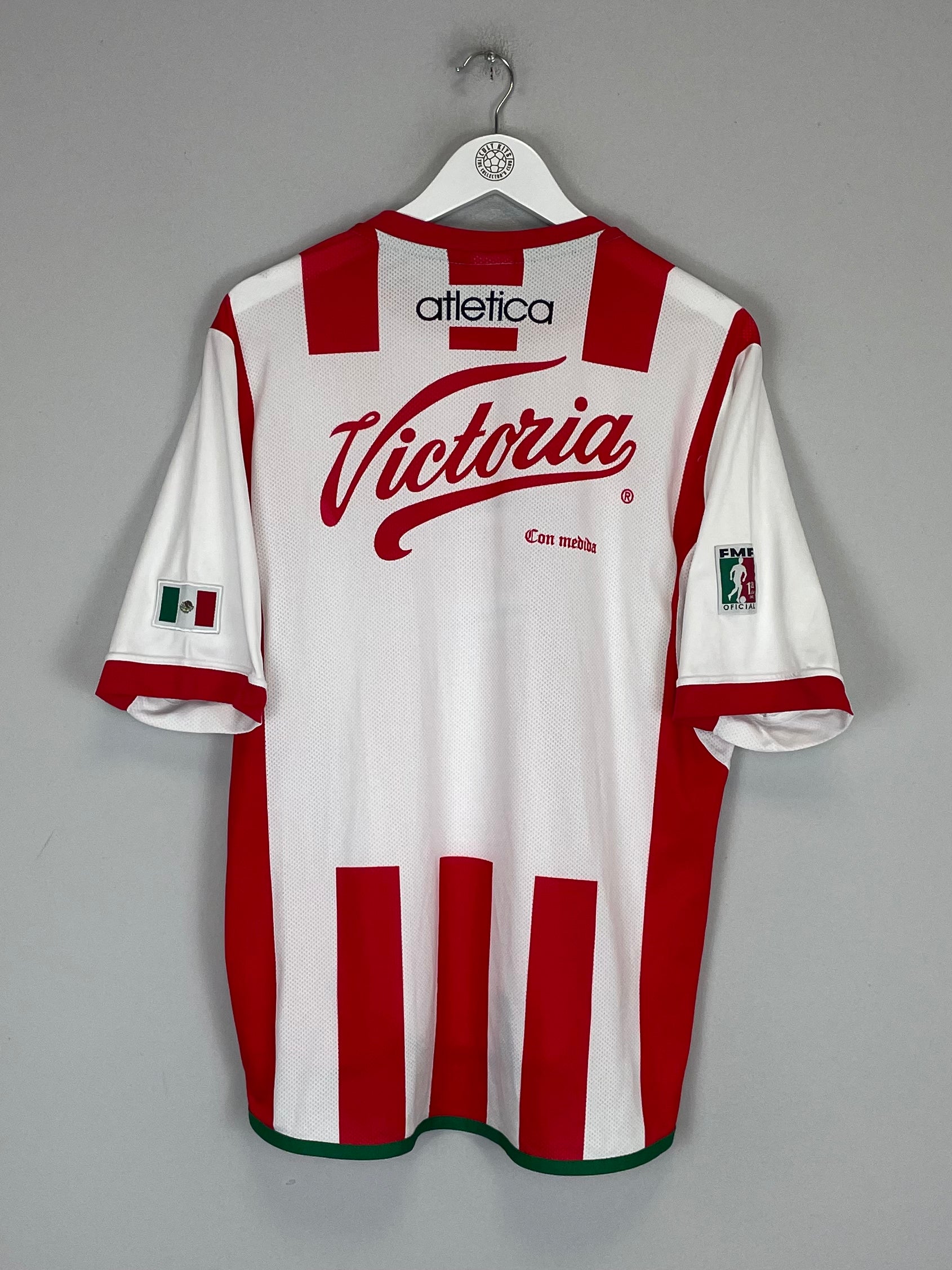 Shop 2004/05 NECAXA HOME SHIRT (M) ATLETICA, classic football shirts, vintage football shirts & retro soccer jerseys at Cult Kits