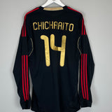 2011/12 MEXICO CHICHARITO #14 L/S AWAY SHIRT (XL) ADIDAS