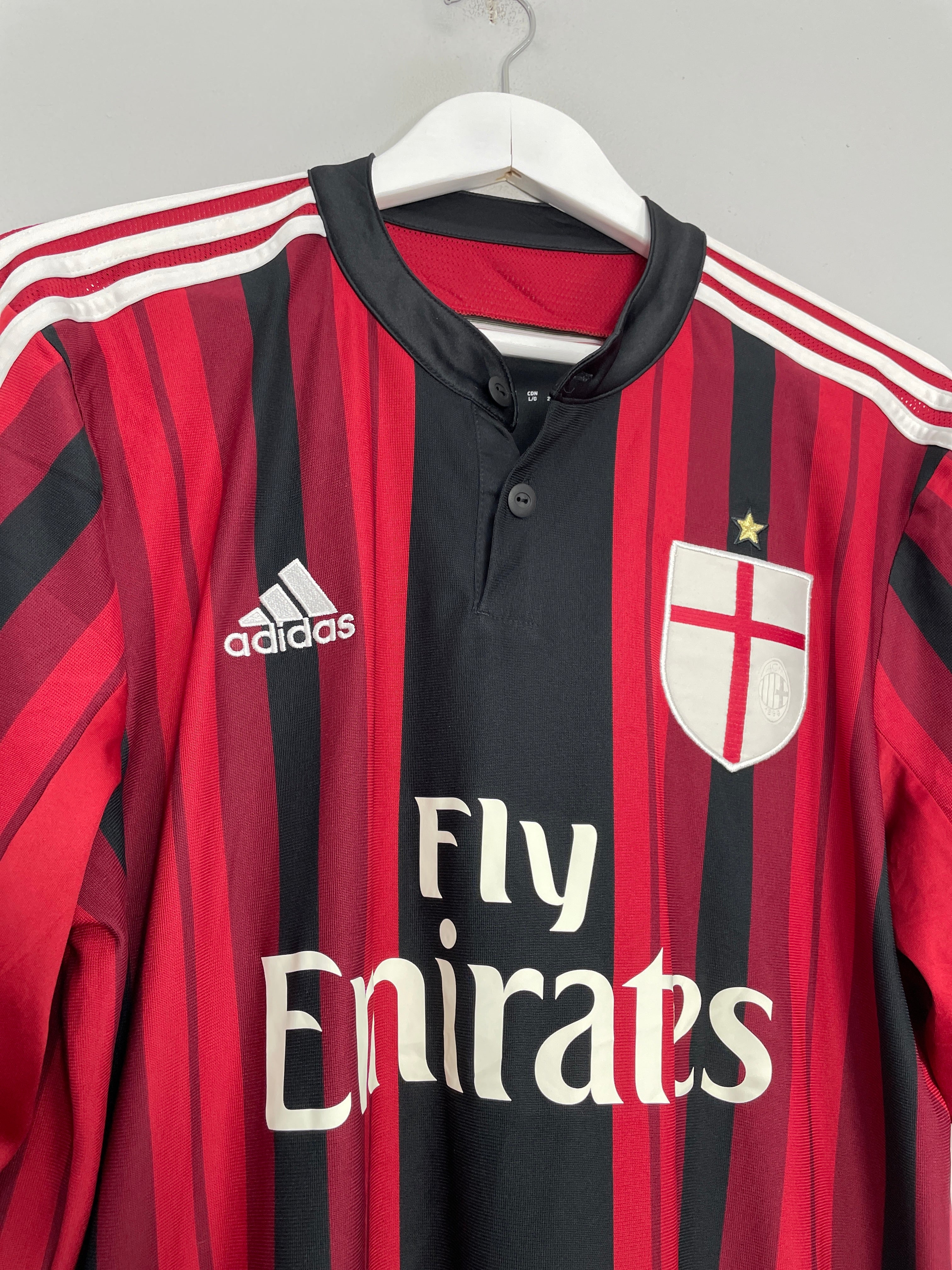 Shop 2014/15 AC MILAN KAKA #22 HOME SHIRT (L) ADIDAS, classic football shirts, vintage football shirts & retro soccer jerseys at Cult Kits