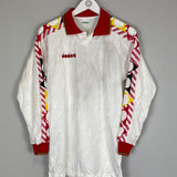 Shop 1994/96 BELGIUM L/S TEMPLATE SHIRT (S) DIADORA, classic football shirts, vintage football shirts & retro soccer jerseys at Cult Kits