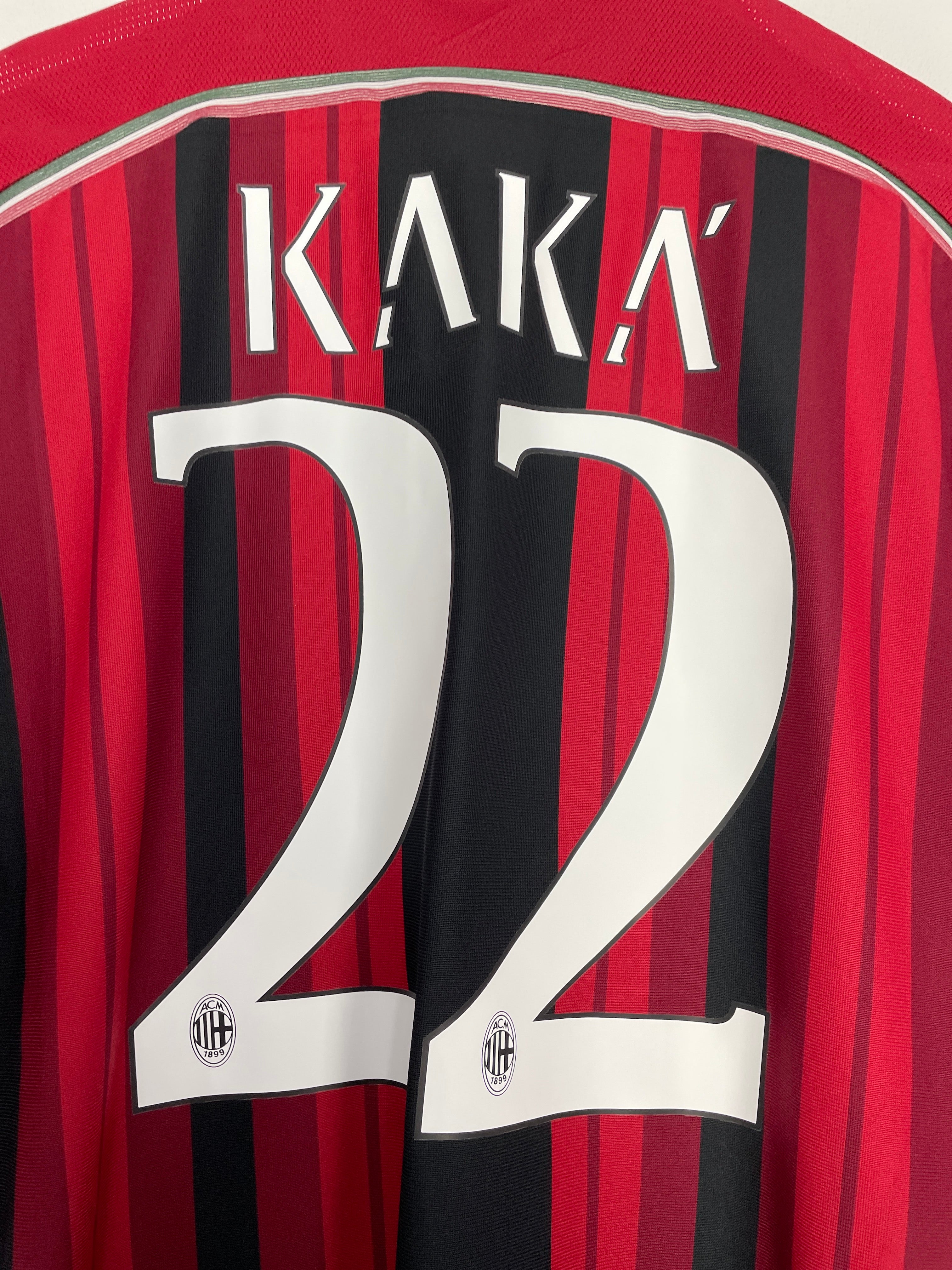 Shop 2014/15 AC MILAN KAKA #22 HOME SHIRT (L) ADIDAS, classic football shirts, vintage football shirts & retro soccer jerseys at Cult Kits
