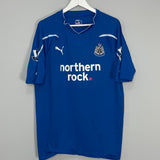 2010/11 NEWCASTLE NOLAN #4 *MATCH ISSUED + SIGNED* AWAY SHIRT (XL) PUMA