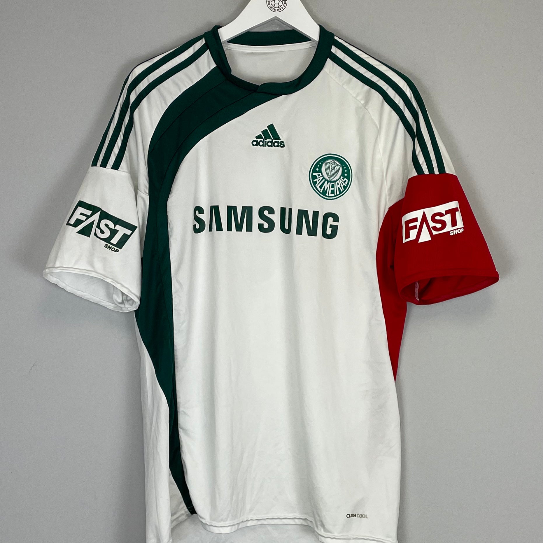 Shop 2009 PALMEIRAS #10 AWAY SHIRT (L) ADIDAS, classic football shirts, vintage football shirts & retro soccer jerseys at Cult Kits