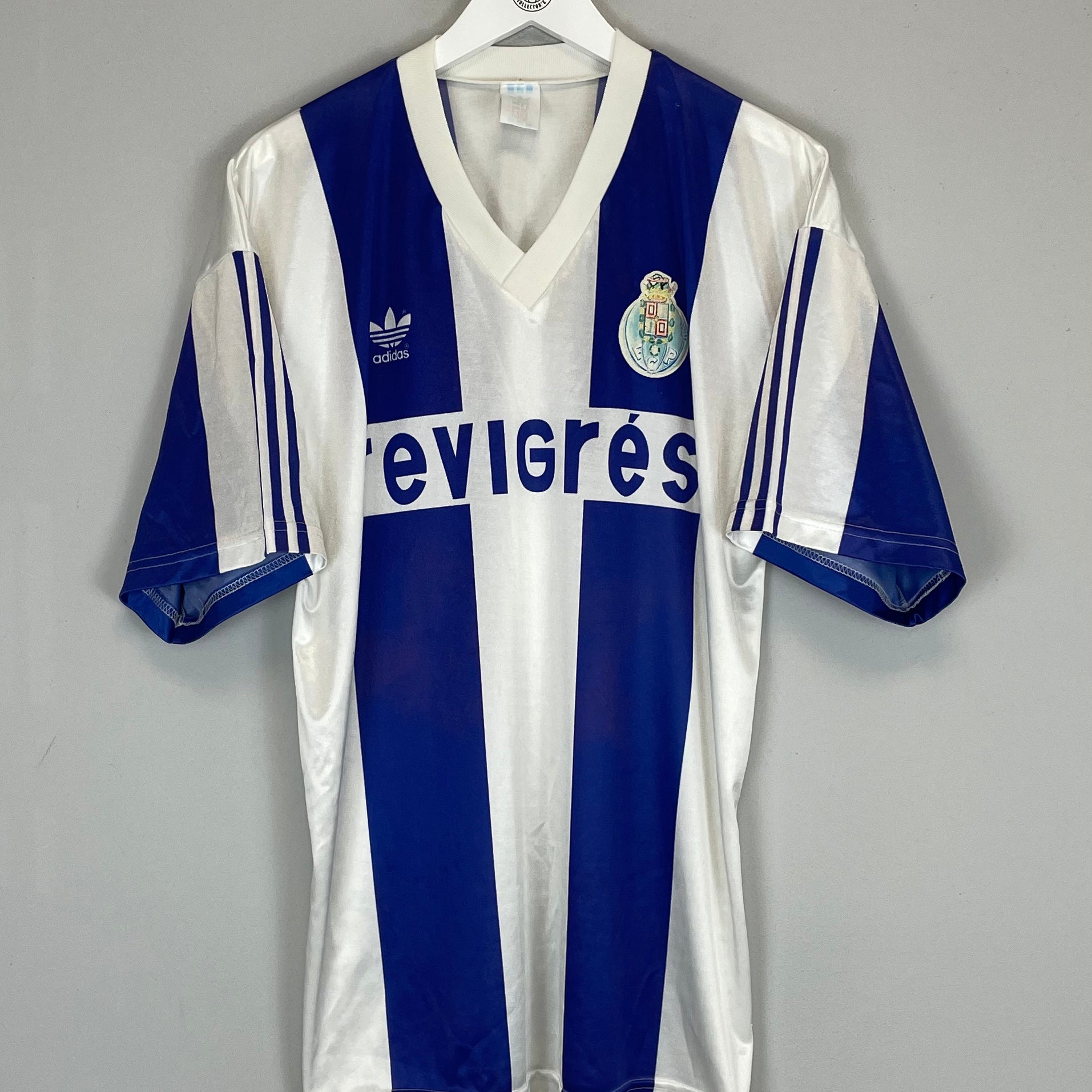 Shop 1990/92 PORTO HOME SHIRT (L) ADIDAS, classic football shirts, vintage football shirts & retro soccer jerseys at Cult Kits