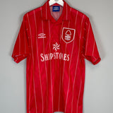 1992/93 NOTTINGHAM FOREST #7 *MINT* HOME SHIRT (L) UMBRO