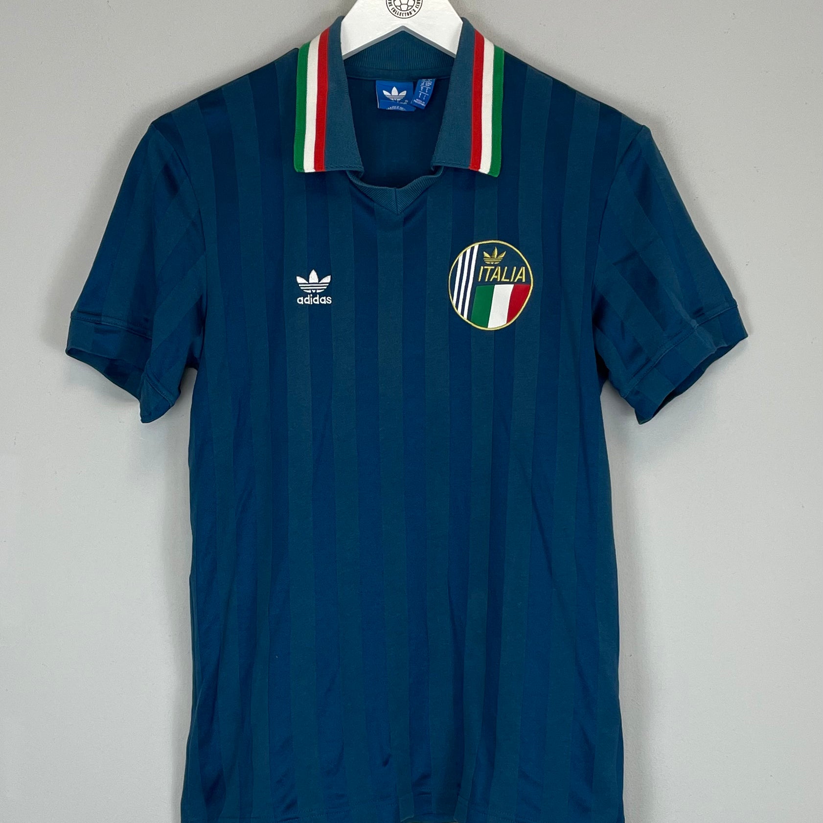Shop 1986/90 ITALY #10 RETRO SHIRT (S) ADIDAS ORIGINALS, classic football shirts, vintage football shirts & retro soccer jerseys at Cult Kits