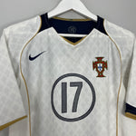 Shop 2004/06 PORTUGAL C.RONALDO #17 AWAY SHIRT (M) NIKE, classic football shirts, vintage football shirts & retro soccer jerseys at Cult Kits