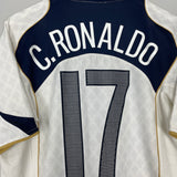 Shop 2004/06 PORTUGAL C.RONALDO #17 AWAY SHIRT (M) NIKE, classic football shirts, vintage football shirts & retro soccer jerseys at Cult Kits