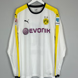 2015/16 DORTMUND BURKI #38 *MATCH ISSUED + SIGNED* GK SHIRT (L) PUMA