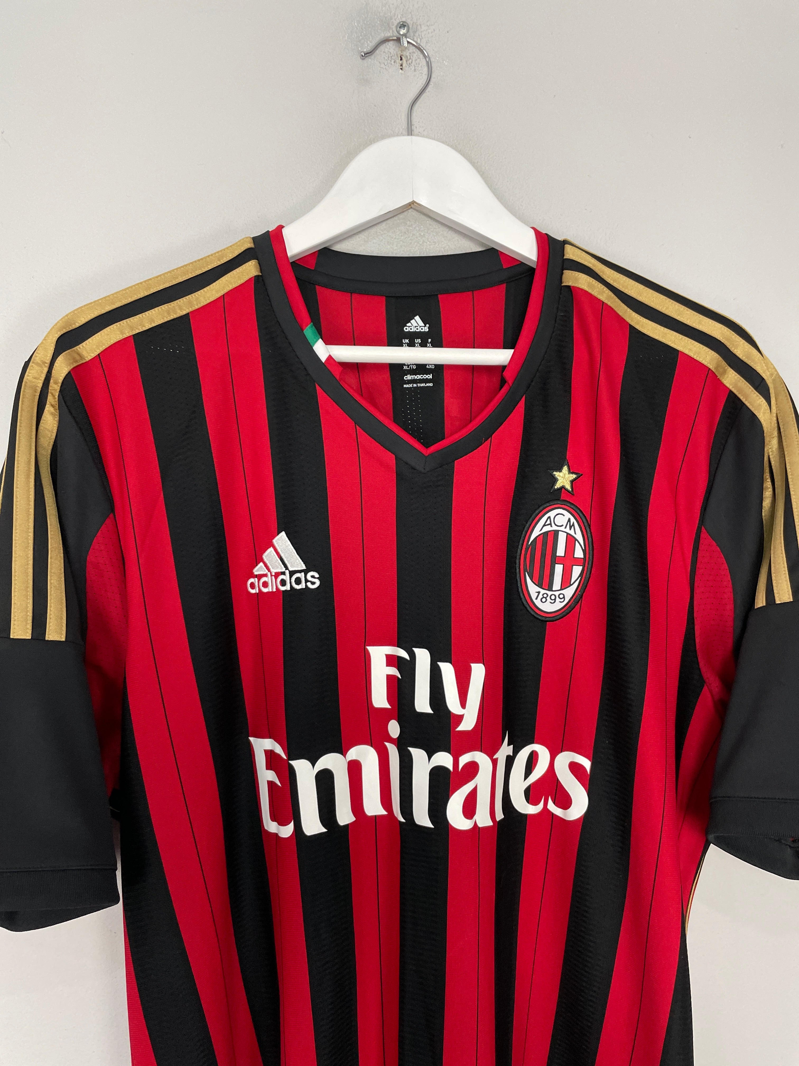 Shop 2013/14 AC MILAN KAKA #22 HOME SHIRT (XL) ADIDAS, classic football shirts, vintage football shirts & retro soccer jerseys at Cult Kits