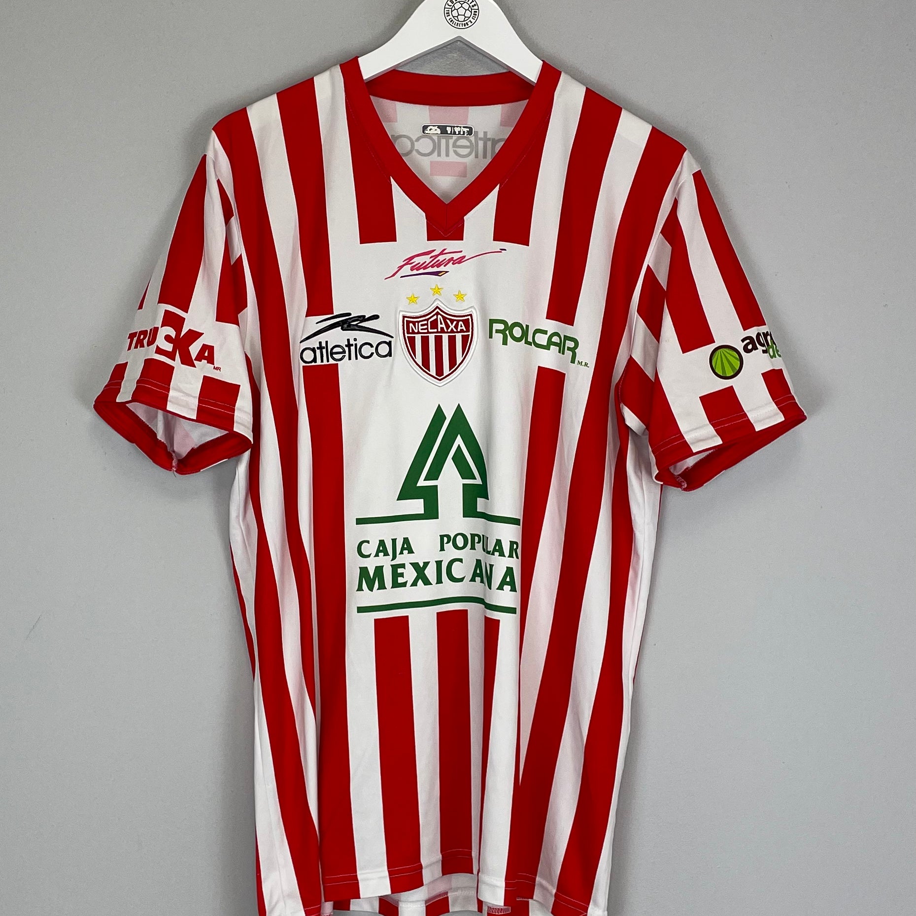 Shop 2011/12 NECAXA HOME SHIRT (L) ATLETICA, classic football shirts, vintage football shirts & retro soccer jerseys at Cult Kits
