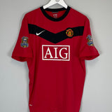 2009/10 MANCHESTER UNITED ROONEY #10 HOME SHIRT (XL) NIKE