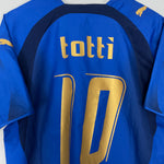 Shop 2006 ITALY TOTTI #10 HOME SHIRT (M) PUMA, classic football shirts, vintage football shirts & retro soccer jerseys at Cult Kits