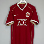 Shop 2006/07 MANCHESTER UNITED CANTONA #7 HOME SHIRT (XL) NIKE, classic football shirts, vintage football shirts & retro soccer jerseys at Cult Kits