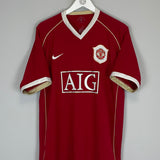Shop 2006/07 MANCHESTER UNITED CANTONA #7 HOME SHIRT (XL) NIKE, classic football shirts, vintage football shirts & retro soccer jerseys at Cult Kits