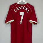 Shop 2006/07 MANCHESTER UNITED CANTONA #7 HOME SHIRT (XL) NIKE, classic football shirts, vintage football shirts & retro soccer jerseys at Cult Kits