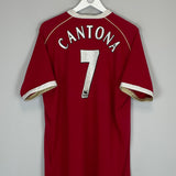 Shop 2006/07 MANCHESTER UNITED CANTONA #7 HOME SHIRT (XL) NIKE, classic football shirts, vintage football shirts & retro soccer jerseys at Cult Kits