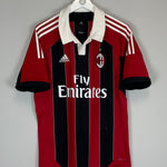 Shop 2012/13 AC MILAN ROBINHO #7 HOME SHIRT (L) ADIDAS, classic football shirts, vintage football shirts & retro soccer jerseys at Cult Kits
