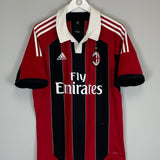 Shop 2012/13 AC MILAN ROBINHO #7 HOME SHIRT (L) ADIDAS, classic football shirts, vintage football shirts & retro soccer jerseys at Cult Kits