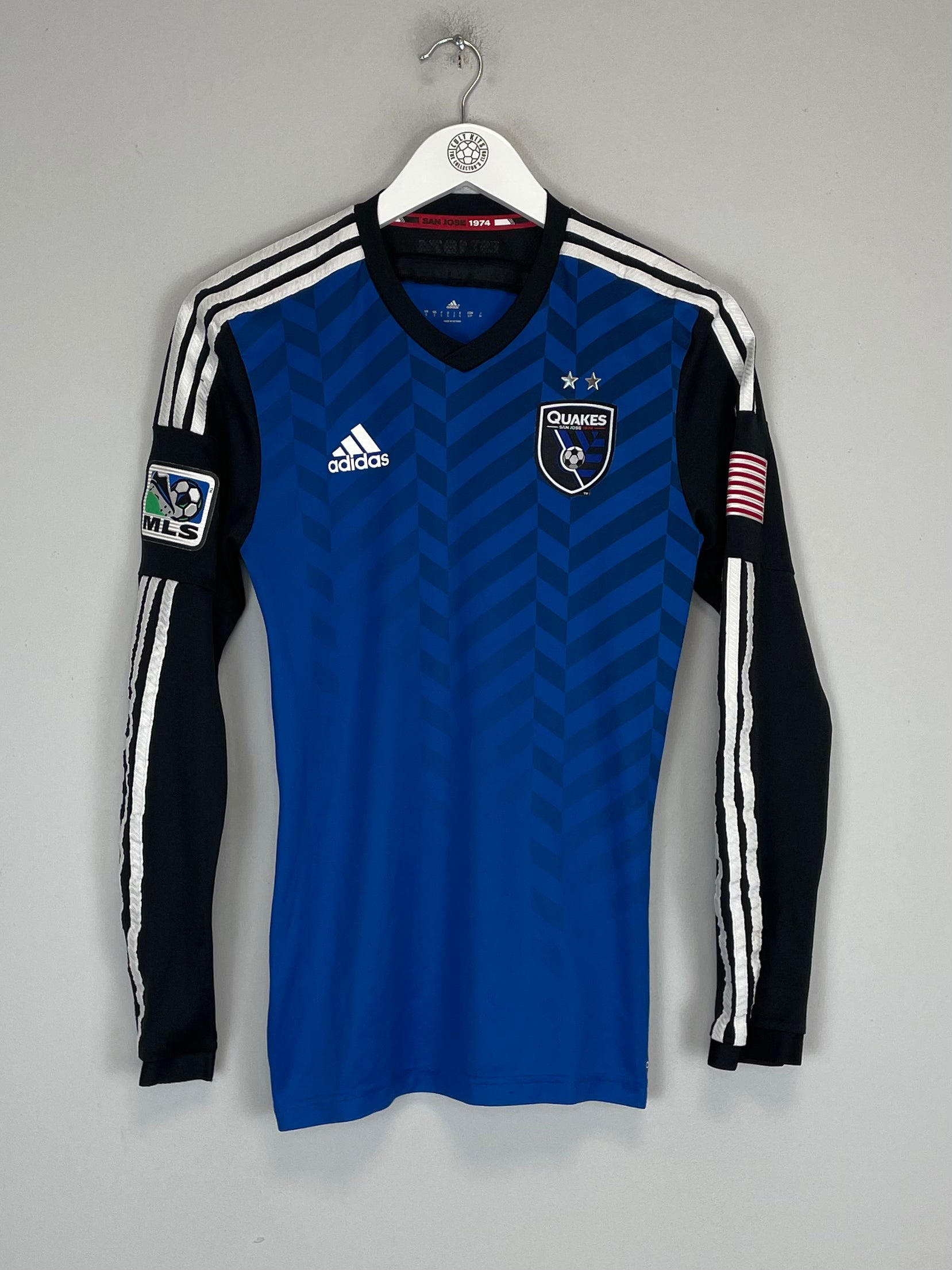 Shop 2014/15 SAN JOSE EARTHQUAKES L/S HOME SHIRT (S) ADIDAS, classic football shirts, vintage football shirts & retro soccer jerseys at Cult Kits