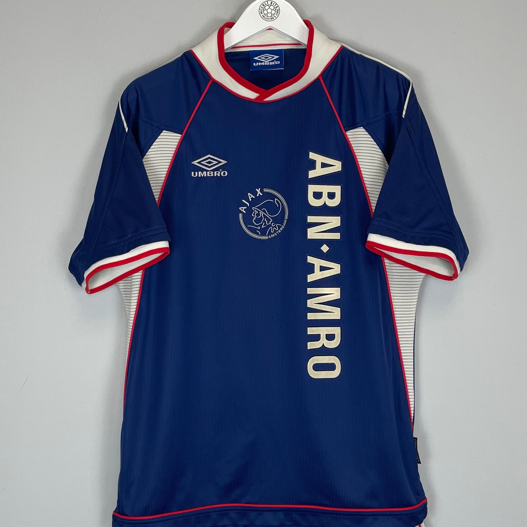 Shop 1999/00 AJAX AWAY SHIRT (M) UMBRO, classic football shirts, vintage football shirts & retro soccer jerseys at Cult Kits