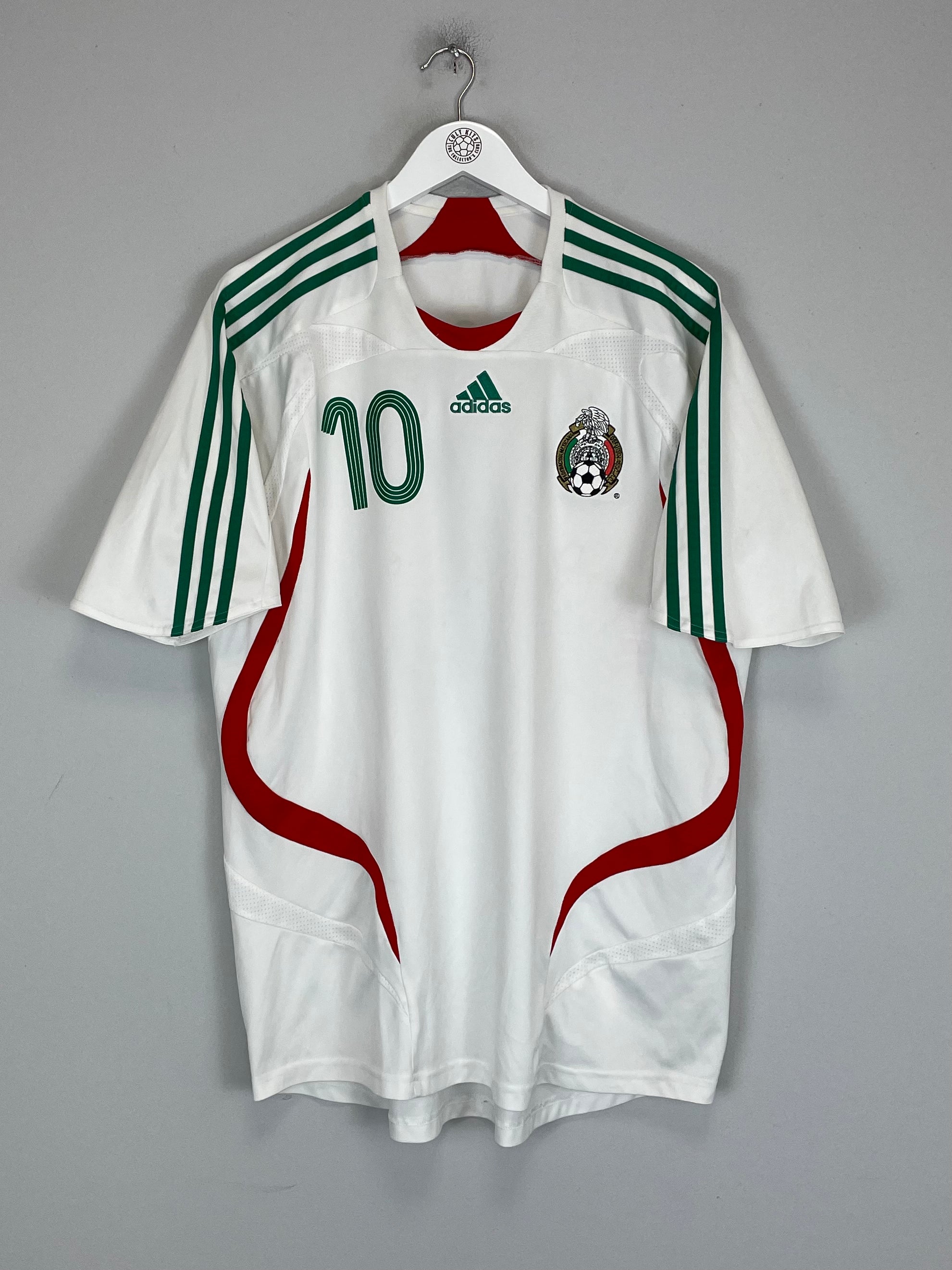 Shop 2007/08 MEXICO C.BLANCO #10 AWAY SHIRT (XL) ADIDAS, classic football shirts, vintage football shirts & retro soccer jerseys at Cult Kits