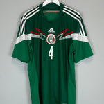 Shop 2014 MEXICO R.MARQUEZ #4 HOME SHIRT (XL) ADIDAS, classic football shirts, vintage football shirts & retro soccer jerseys at Cult Kits
