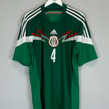 Shop 2014 MEXICO R.MARQUEZ #4 HOME SHIRT (XL) ADIDAS, classic football shirts, vintage football shirts & retro soccer jerseys at Cult Kits