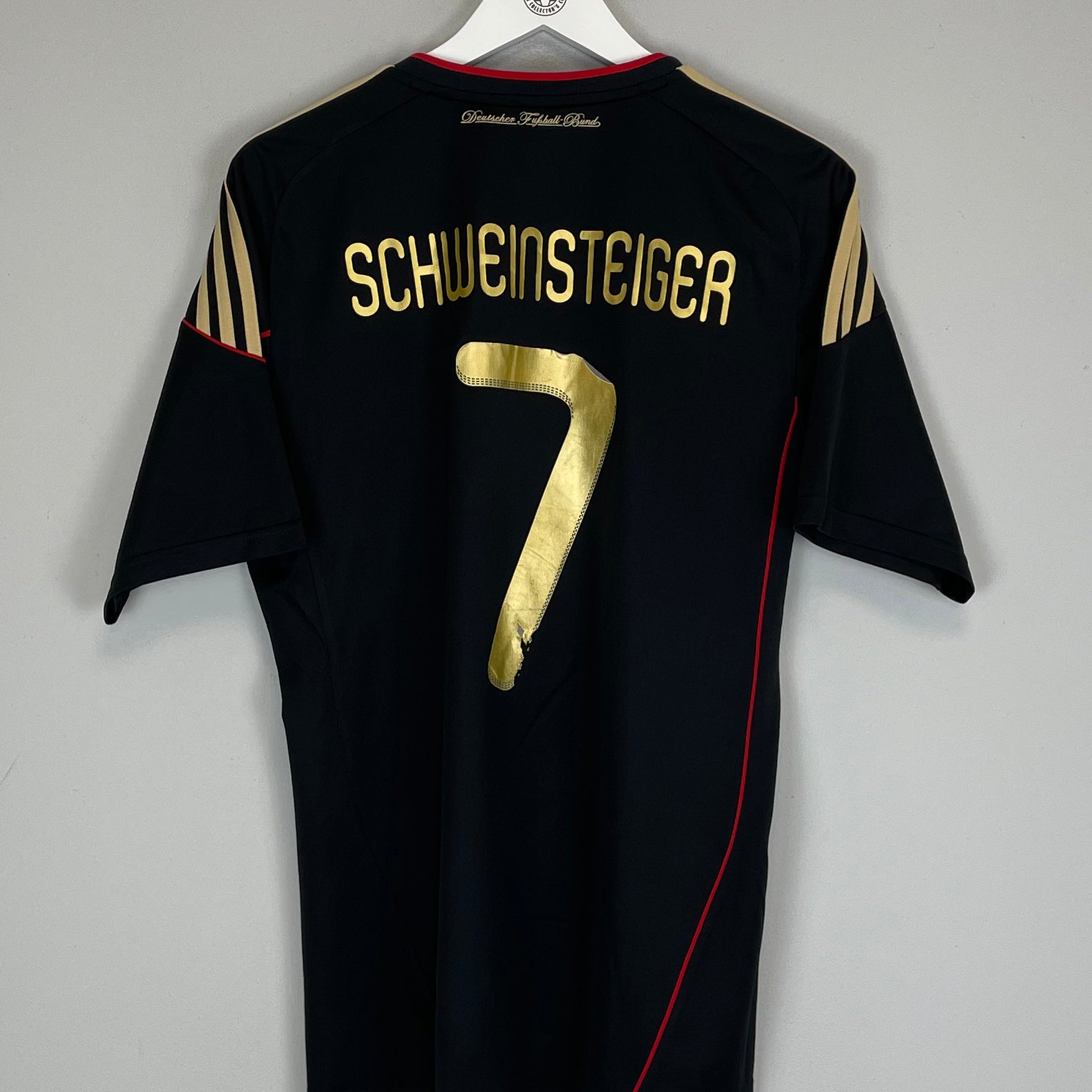 Shop 2010/11 GERMANY SCHWEINSTEIGER #7 AWAY SHIRT (M) ADIDAS, classic football shirts, vintage football shirts & retro soccer jerseys at Cult Kits