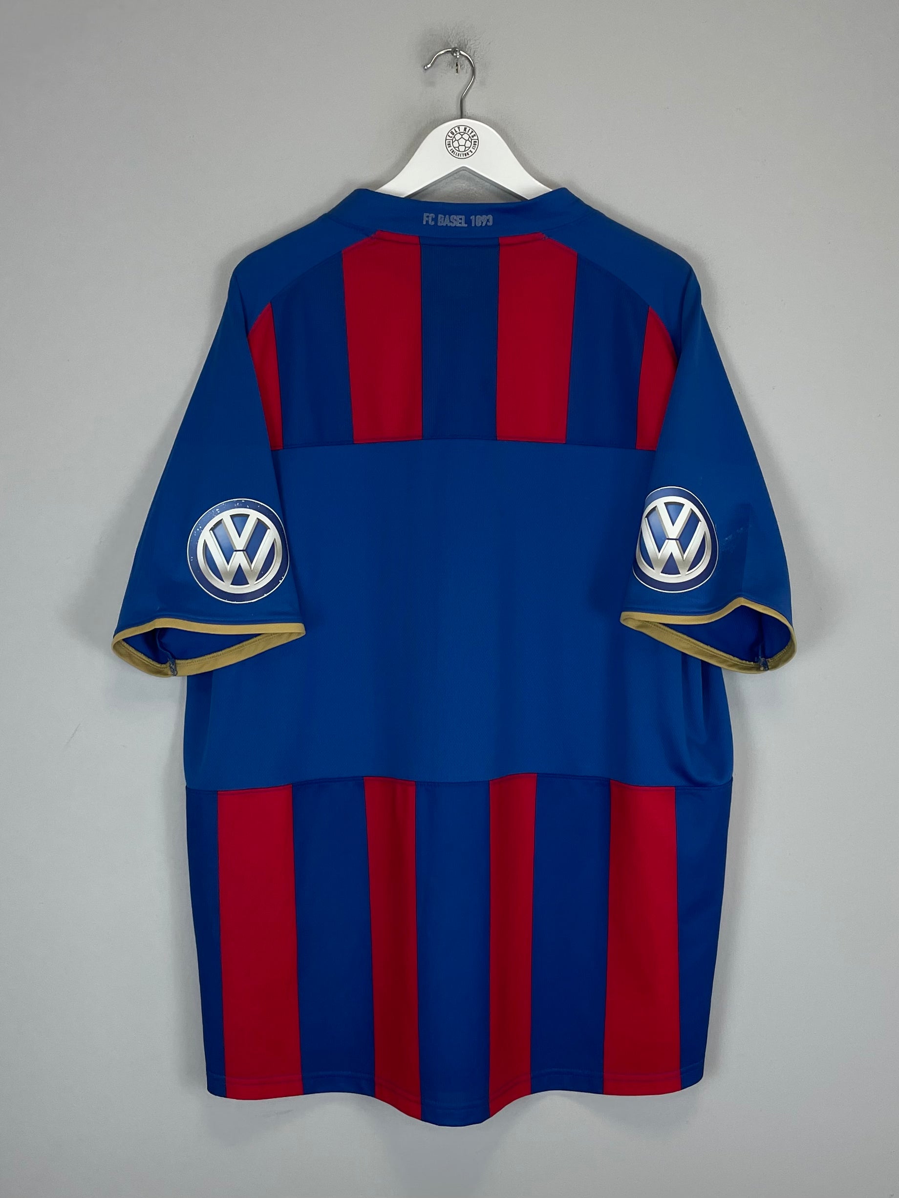Shop 2008/10 FC BASEL HOME SHIRT (XXL) NIKE, classic football shirts, vintage football shirts & retro soccer jerseys at Cult Kits