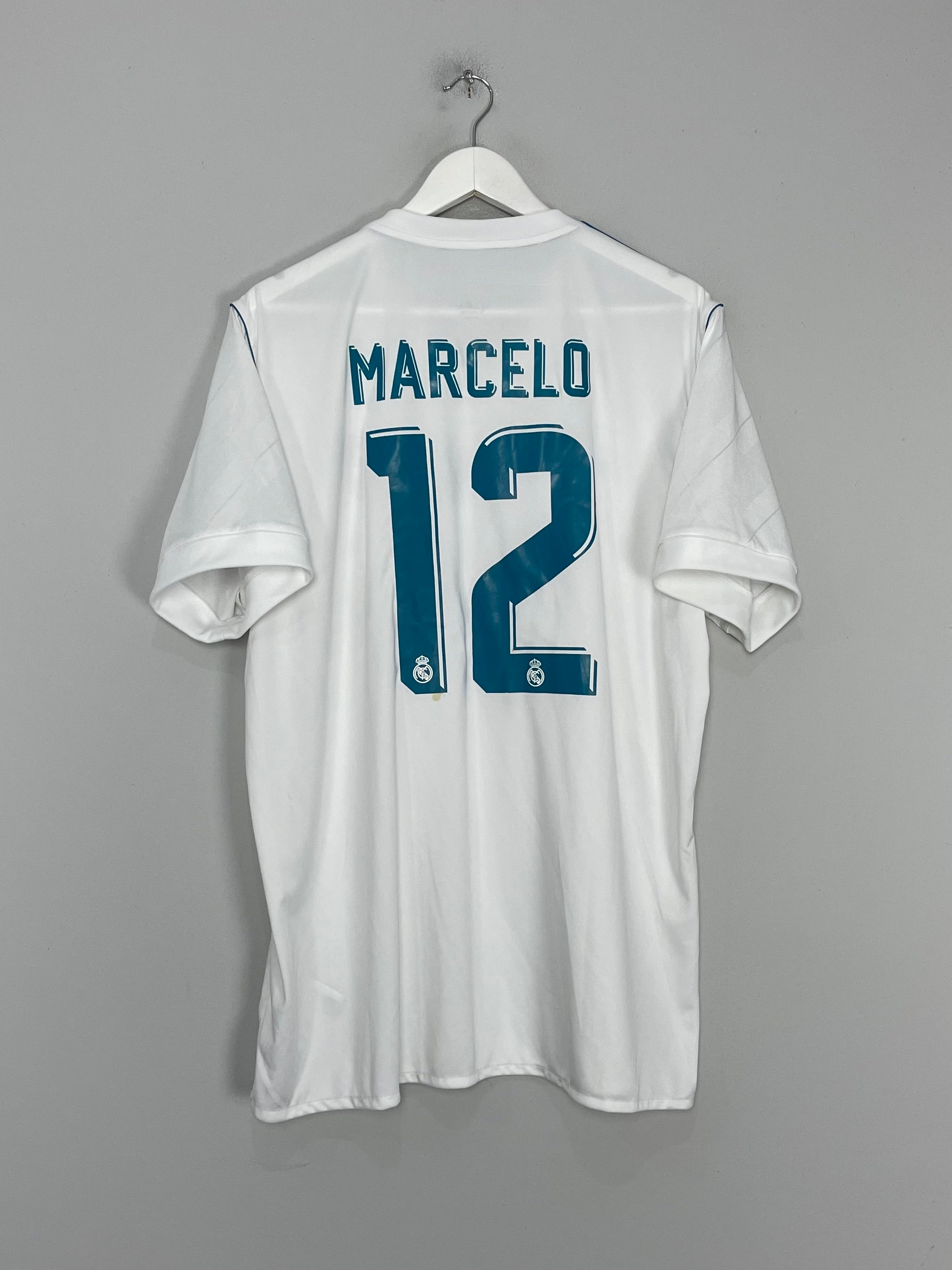 2017/18 REAL MADRID MARCELO #12 HOME SHIRT (XL) ADIDAS