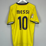 Shop 2008/09 BARCELONA MESSI #10 AWAY SHIRT (L) NIKE, classic football shirts, vintage football shirts & retro soccer jerseys at Cult Kits