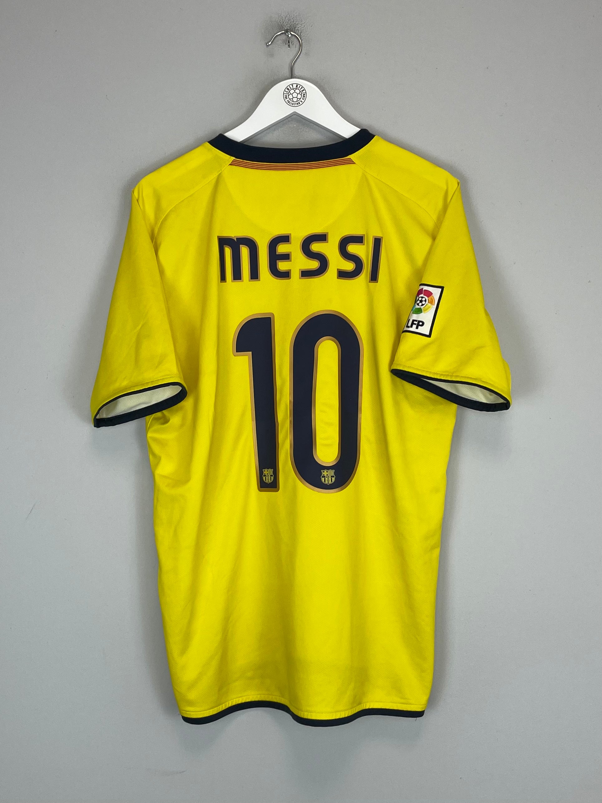 Shop 2008/09 BARCELONA MESSI #10 AWAY SHIRT (L) NIKE, classic football shirts, vintage football shirts & retro soccer jerseys at Cult Kits