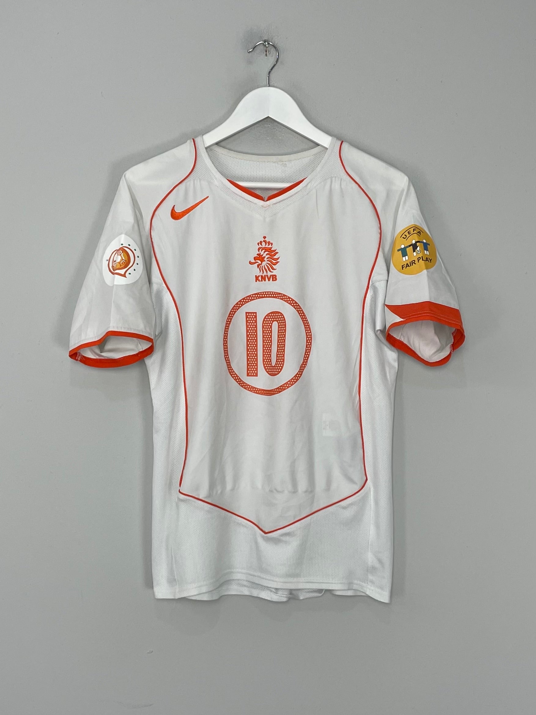 Shop 2004/06 NETHERLANDS V.NISTELROOY #10 AWAY SHIRT (S) NIKE, classic football shirts, vintage football shirts & retro soccer jerseys at Cult Kits
