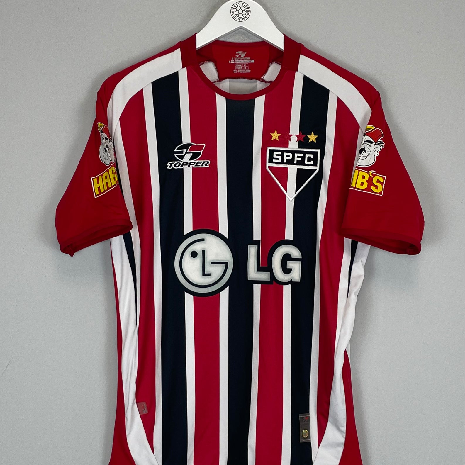Shop 2005/06 SAO PAULO AWAY SHIRT (S) TOPPER, classic football shirts, vintage football shirts & retro soccer jerseys at Cult Kits