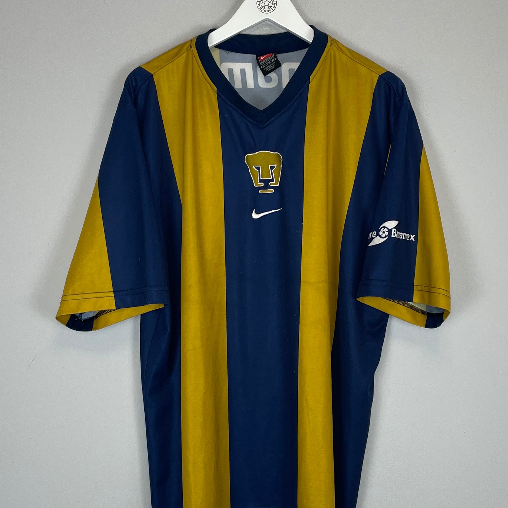 Shop 2000/01 UNAM PUMAS #15 HOME SHIRT (XL) NIKE, classic football shirts, vintage football shirts & retro soccer jerseys at Cult Kits