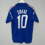 Shop 2002/04 FRANCE ZIDANE #10 HOME SHIRT (M) ADIDAS, classic football shirts, vintage football shirts & retro soccer jerseys at Cult Kits