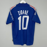 Shop 2002/04 FRANCE ZIDANE #10 HOME SHIRT (M) ADIDAS, classic football shirts, vintage football shirts & retro soccer jerseys at Cult Kits