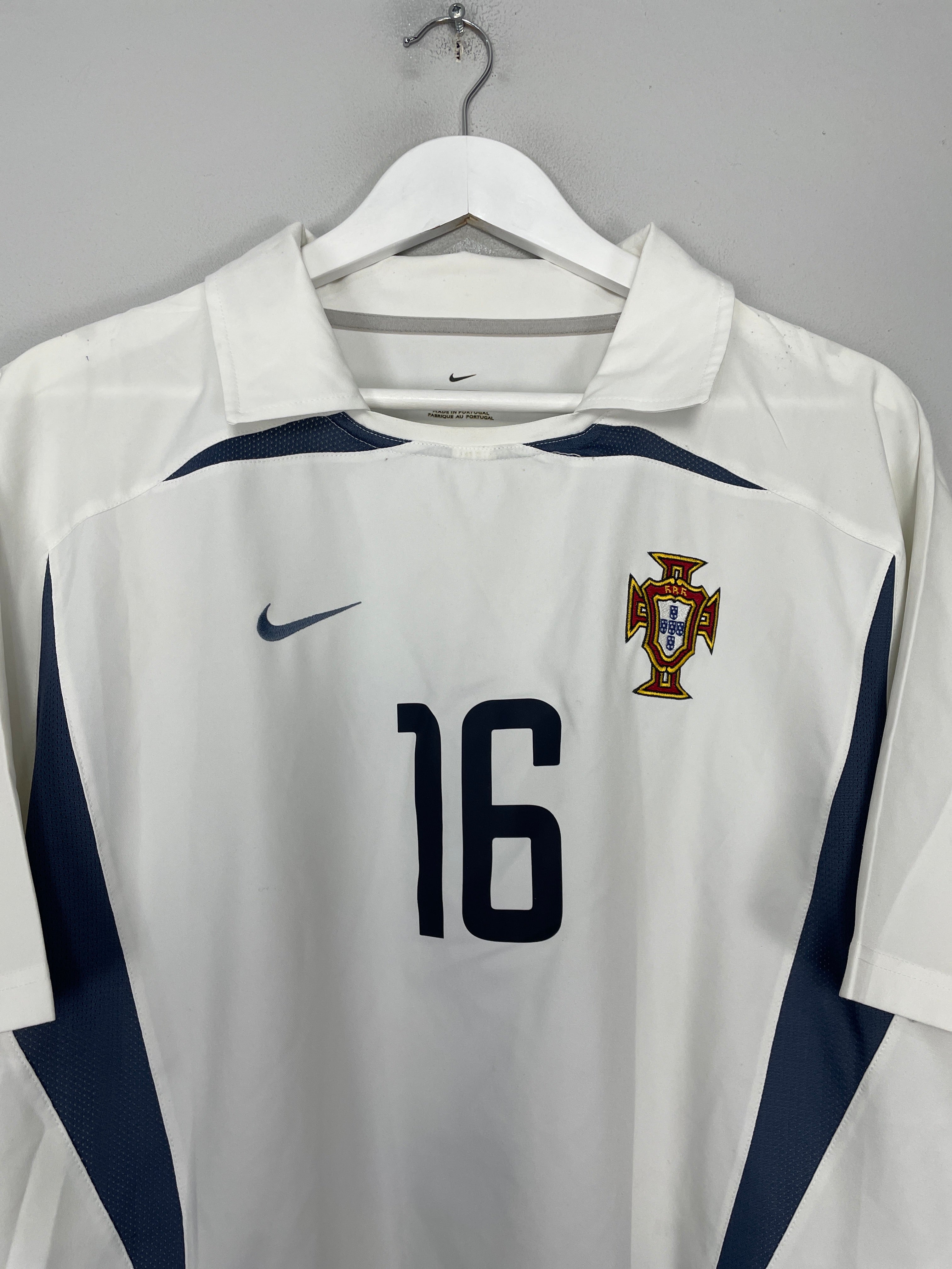 Shop 2002/04 PORTUGAL C.RONALDO #16 AWAY SHIRT (L) NIKE, classic football shirts, vintage football shirts & retro soccer jerseys at Cult Kits