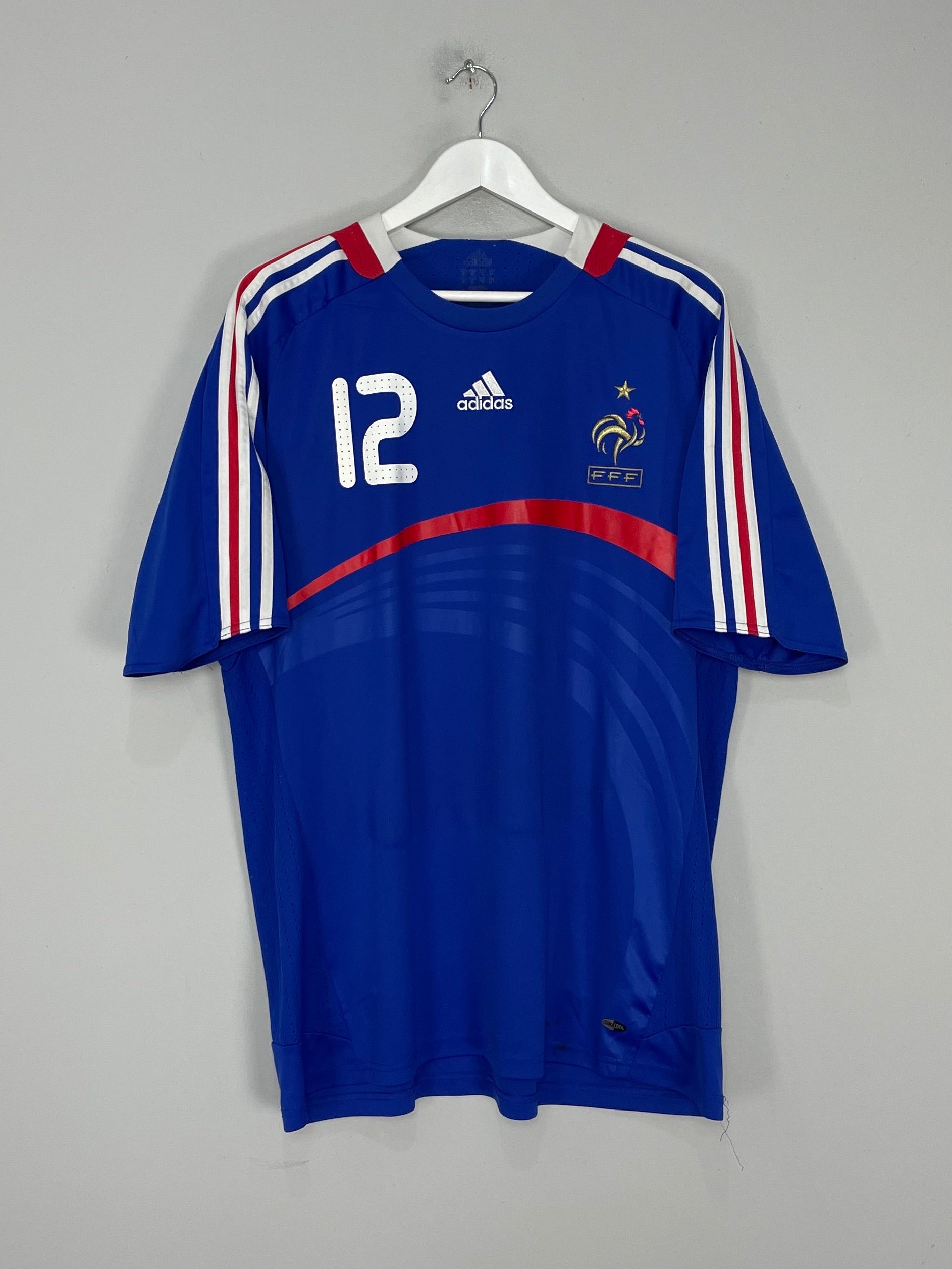 Shop 2007/08 FRANCE HENRY #12 HOME SHIRT (XL) ADIDAS, classic football shirts, vintage football shirts & retro soccer jerseys at Cult Kits